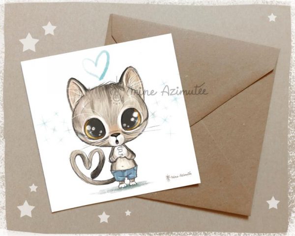 carte-carree-12x12-dessin-chat-mignon