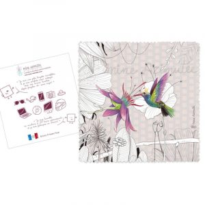lingette-essuie-verres-dessin-colibri