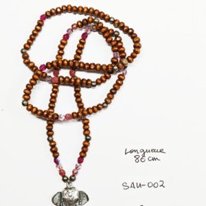 SAU-002- Sautoir perles en bois