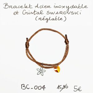 BC-004- Bracelet cordon Acier Inoxydable