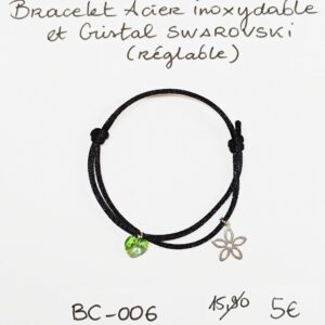 BC-006- Bracelet cordon Acier Inoxydable