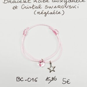 BC-016- Bracelet cordon Acier Inoxydable