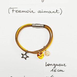 BMULTI-003- Bracelet multi rangs Acier Inoxydable