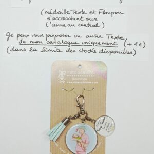 PC-002- Porte-clés/Bijou de sac Acier Inoxydable