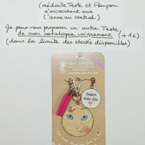 PC-012- Porte-clés/Bijou de sac Acier Inoxydable