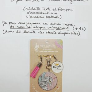 PC-014- Porte-clés/Bijou de sac Acier Inoxydable