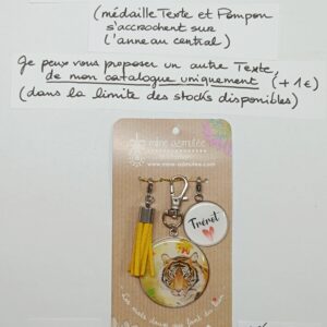 PC-019- Porte-clés/Bijou de sac Acier Inoxydable