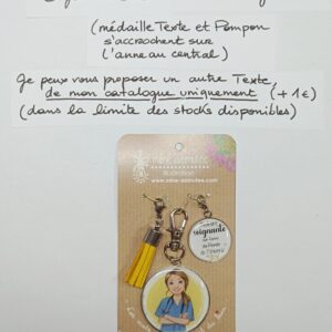 PC-041- Porte-clés/Bijou de sac Acier Inoxydable