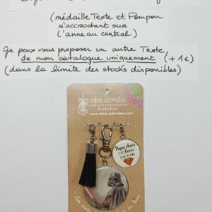 PC-042- Porte-clés/Bijou de sac Acier Inoxydable