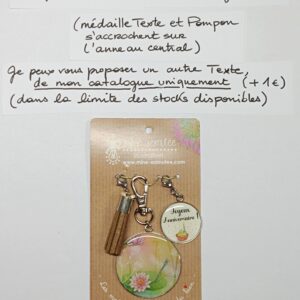 PC-053- Porte-clés/Bijou de sac Acier Inoxydable