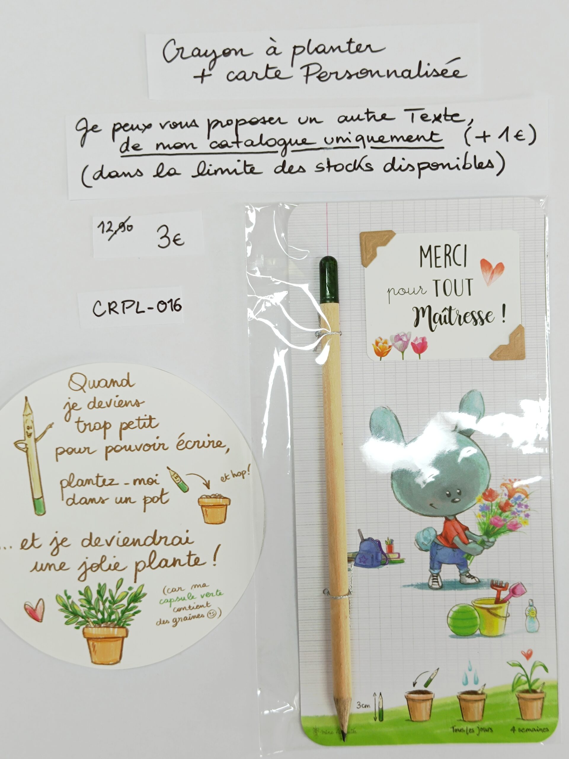 CRPL-016- Crayon à planter
