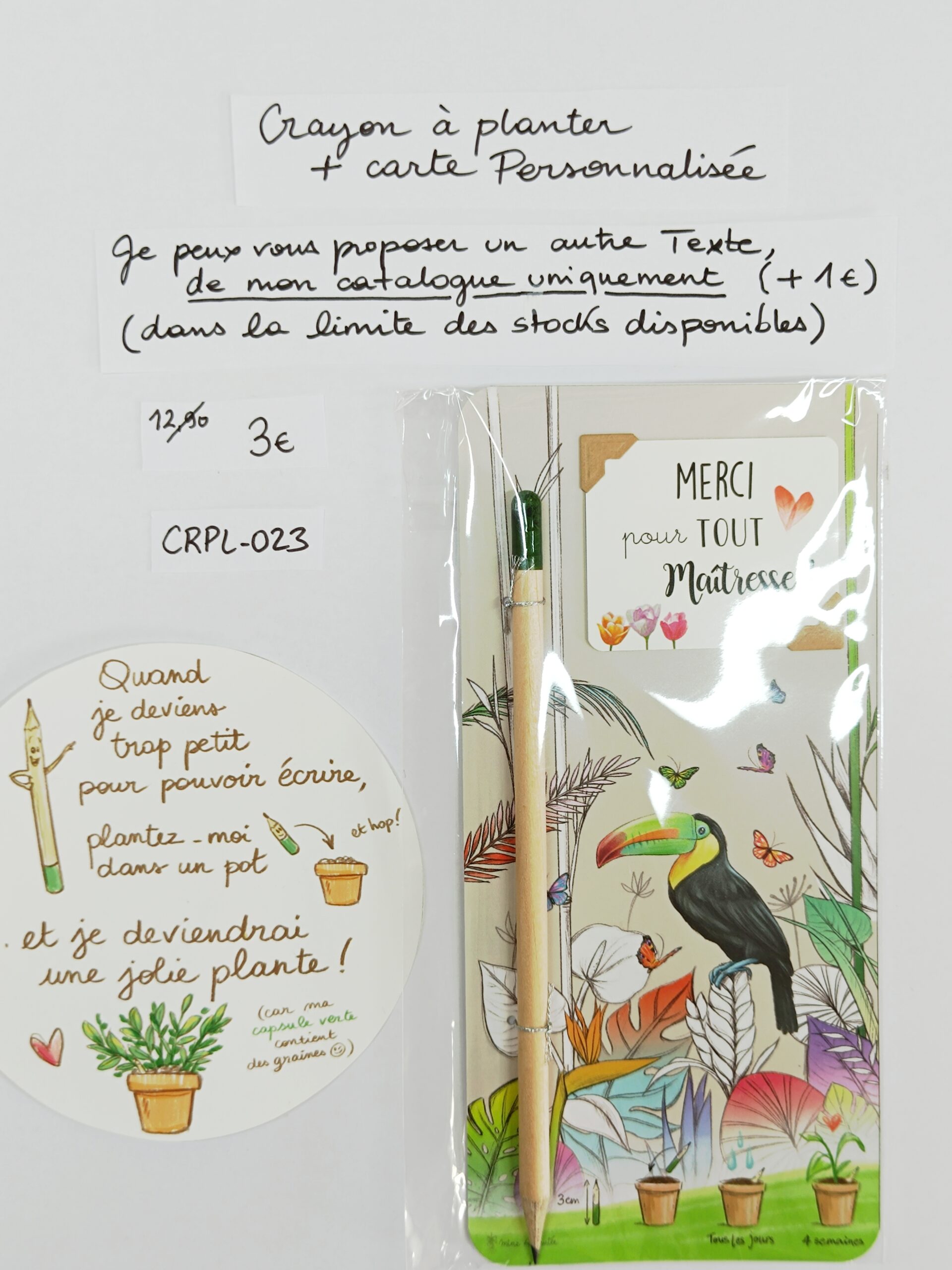 CRPL-023- Crayon à planter