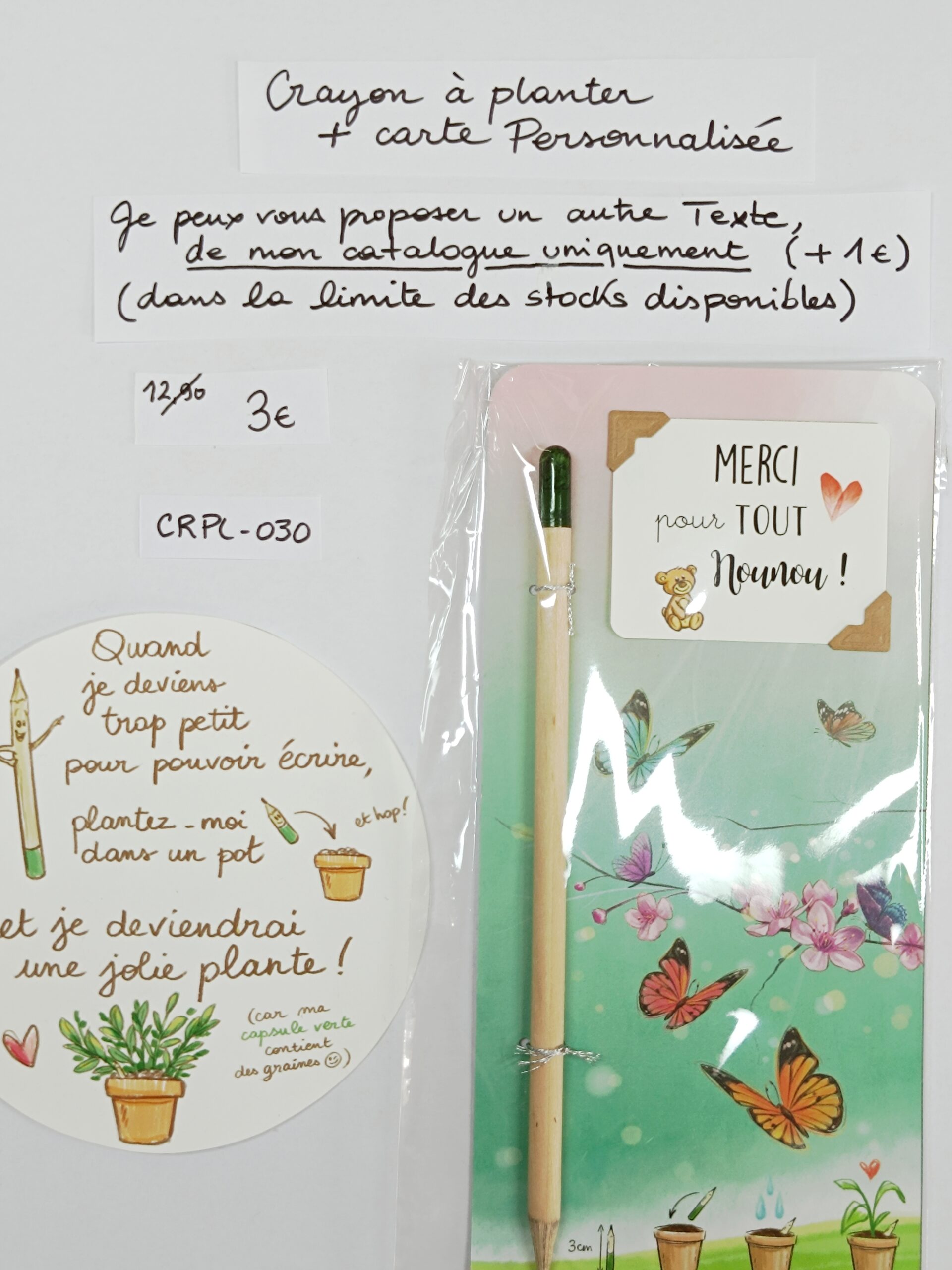 CRPL-030- Crayon à planter