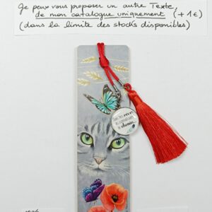 MPBPER-002- Marque-pages Bois + médaille personnalisée