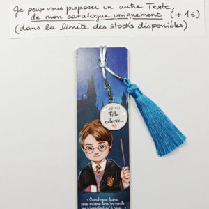 MPBPER-006- Marque-pages Bois + médaille personnalisée