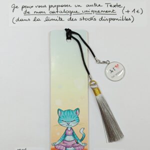 MPBPER-008- Marque-pages Bois + médaille personnalisée