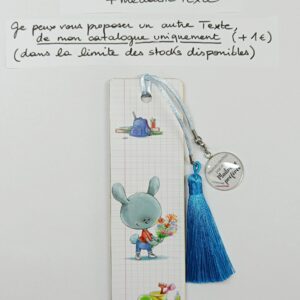 MPBPER-012- Marque-pages Bois + médaille personnalisée