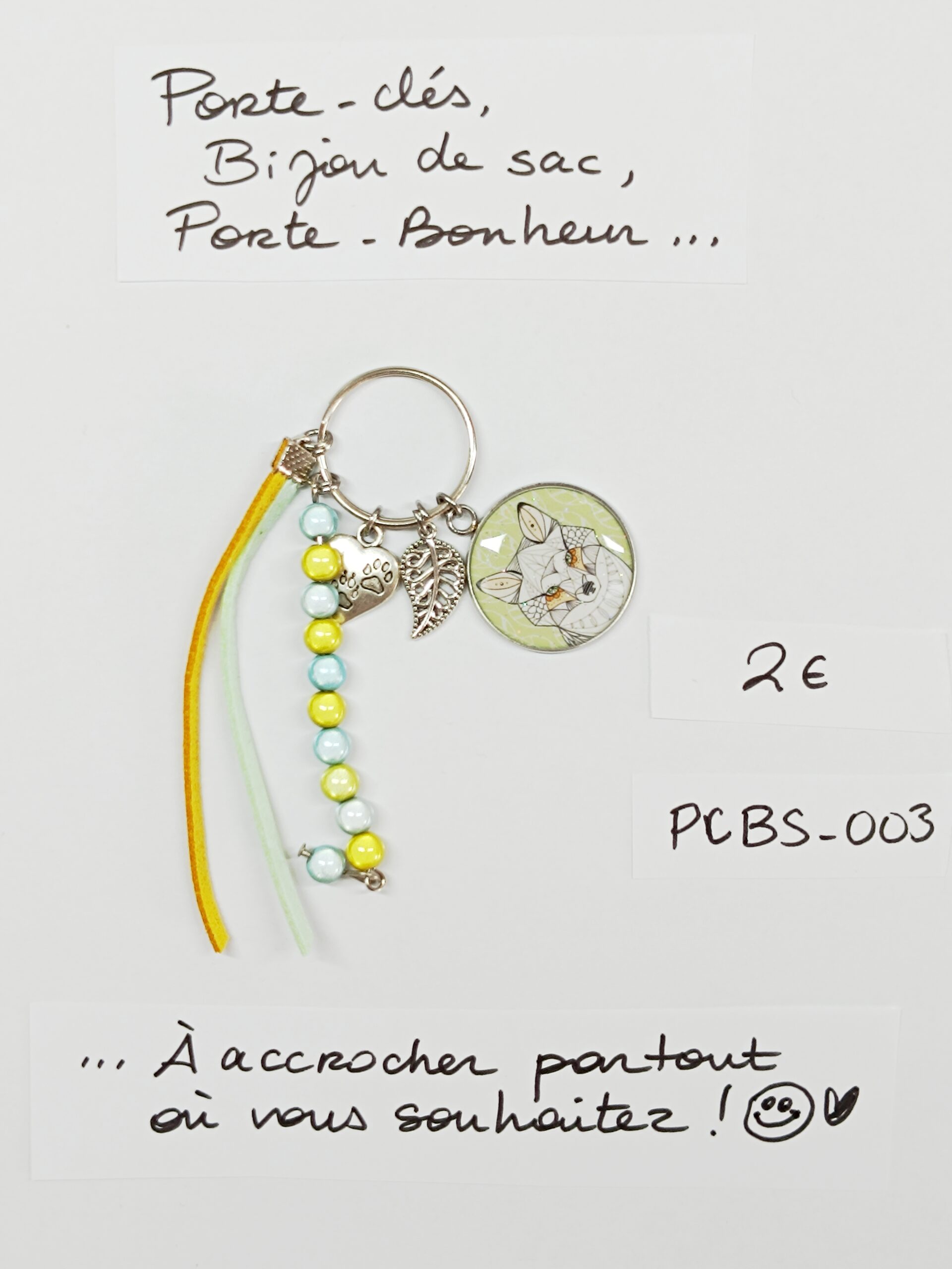 PCBS-003- Porte-clés Bijou de sac