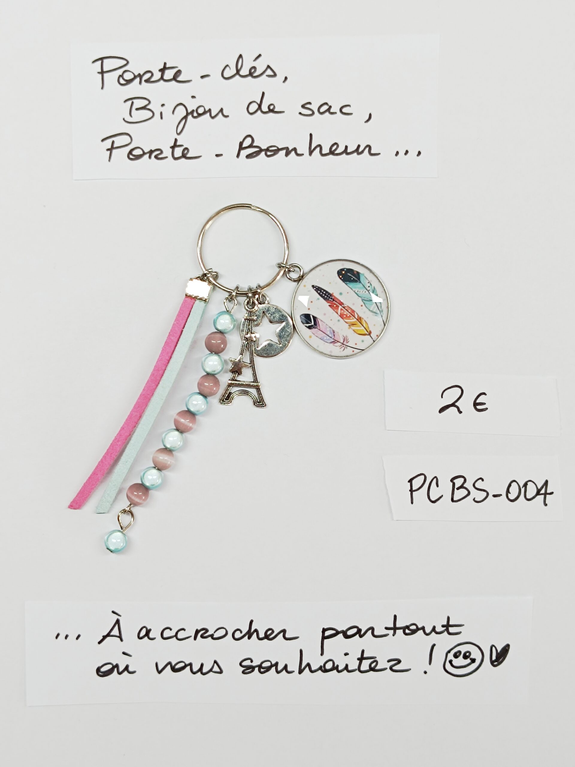 PCBS-004- Porte-clés Bijou de sac
