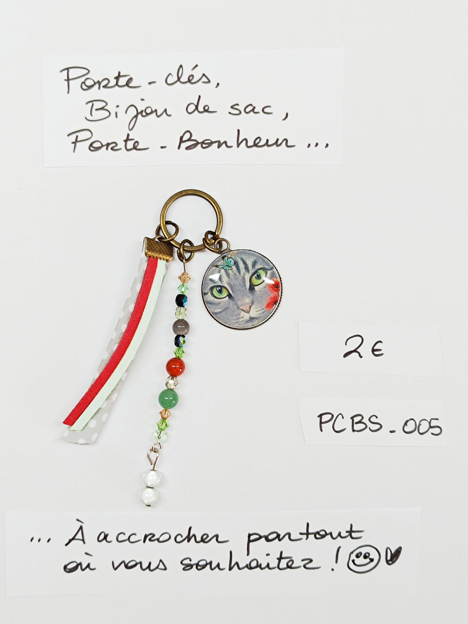 PCBS-005- Porte-clés Bijou de sac
