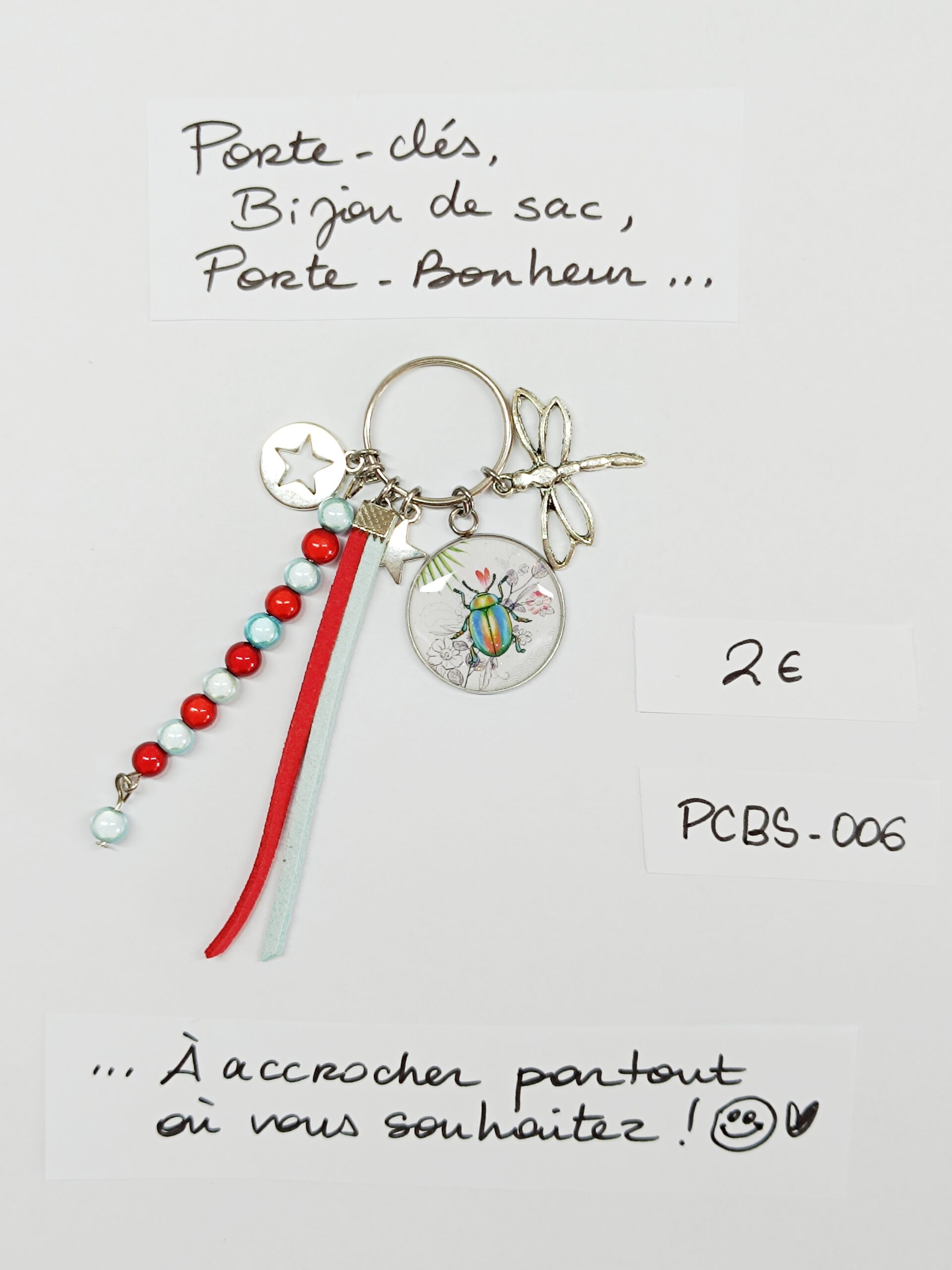 PCBS-006- Porte-clés Bijou de sac
