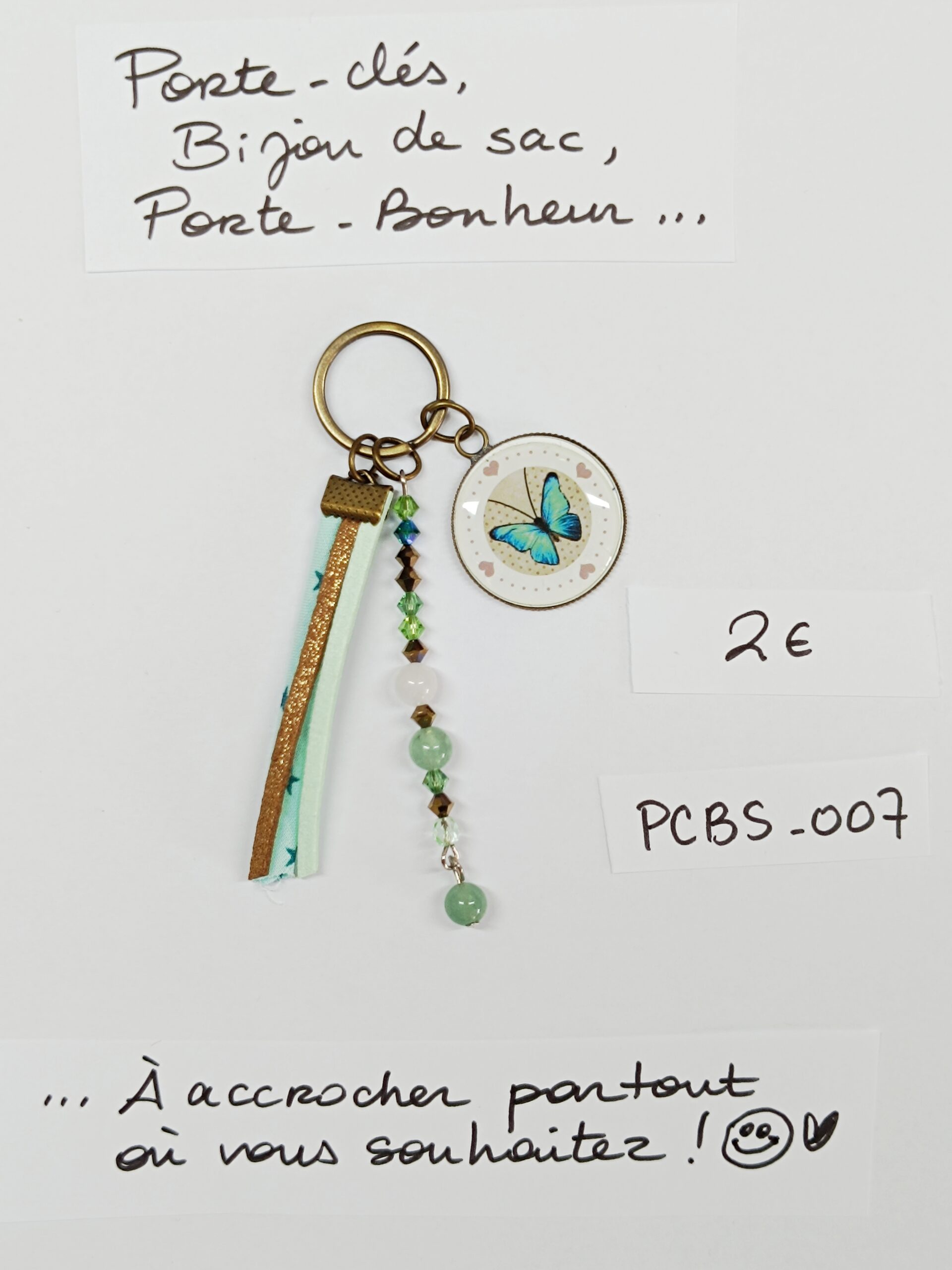 PCBS-007- Porte-clés Bijou de sac