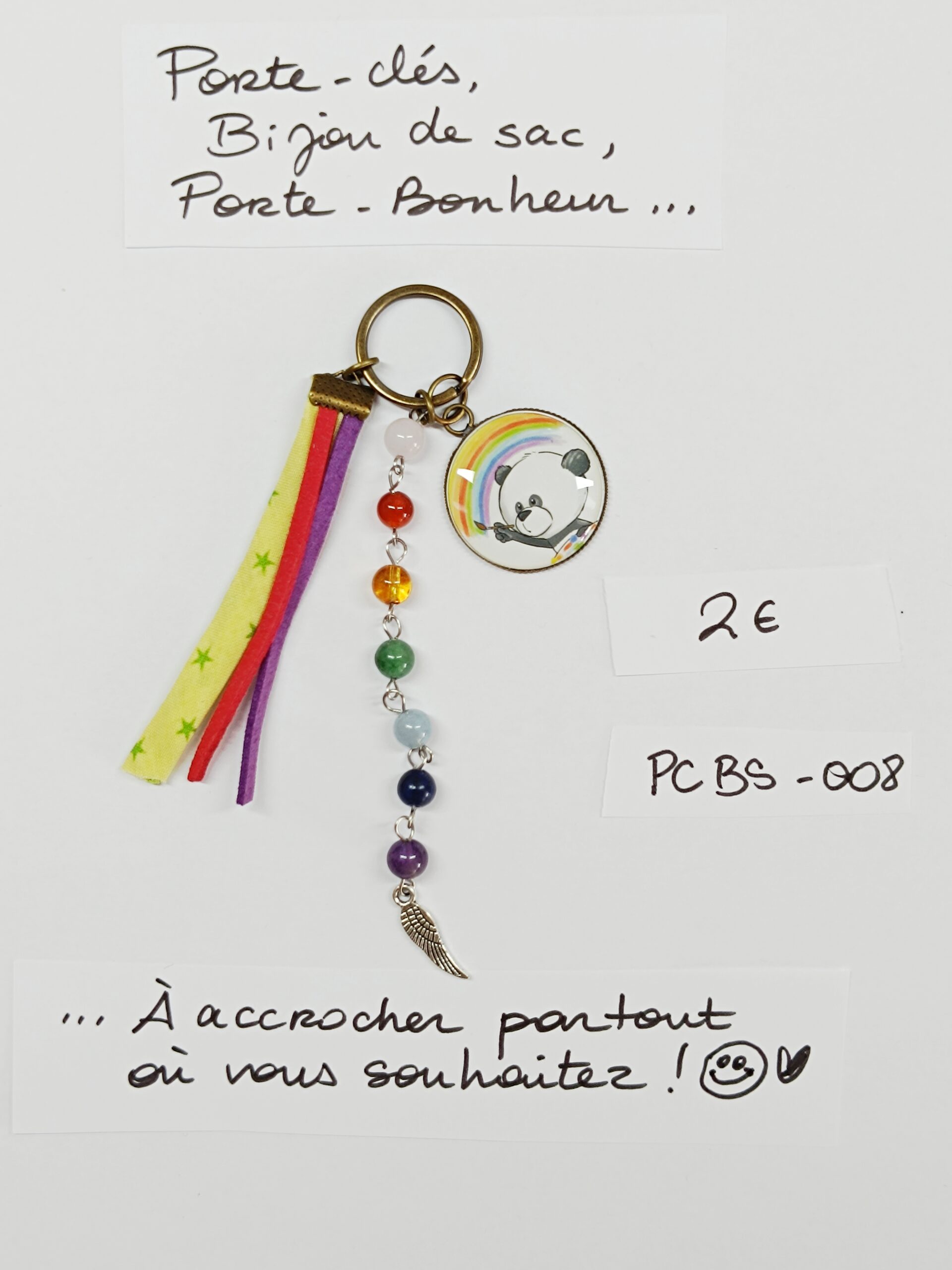 PCBS-008- Porte-clés Bijou de sac