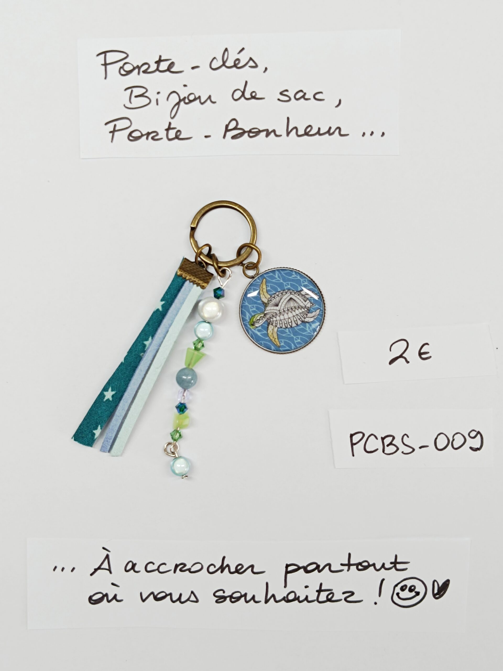 PCBS-009- Porte-clés Bijou de sac