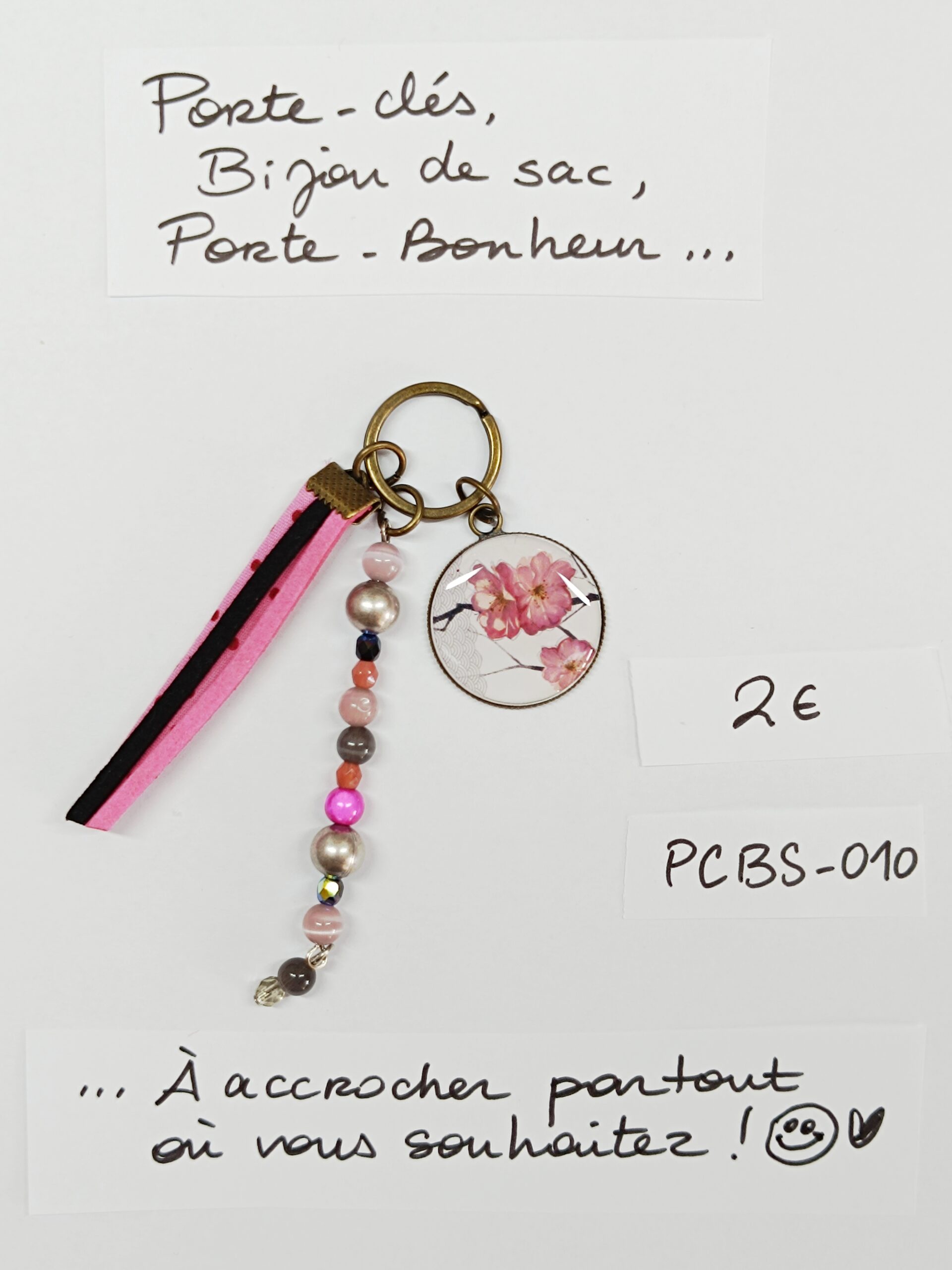 PCBS-010- Porte-clés Bijou de sac