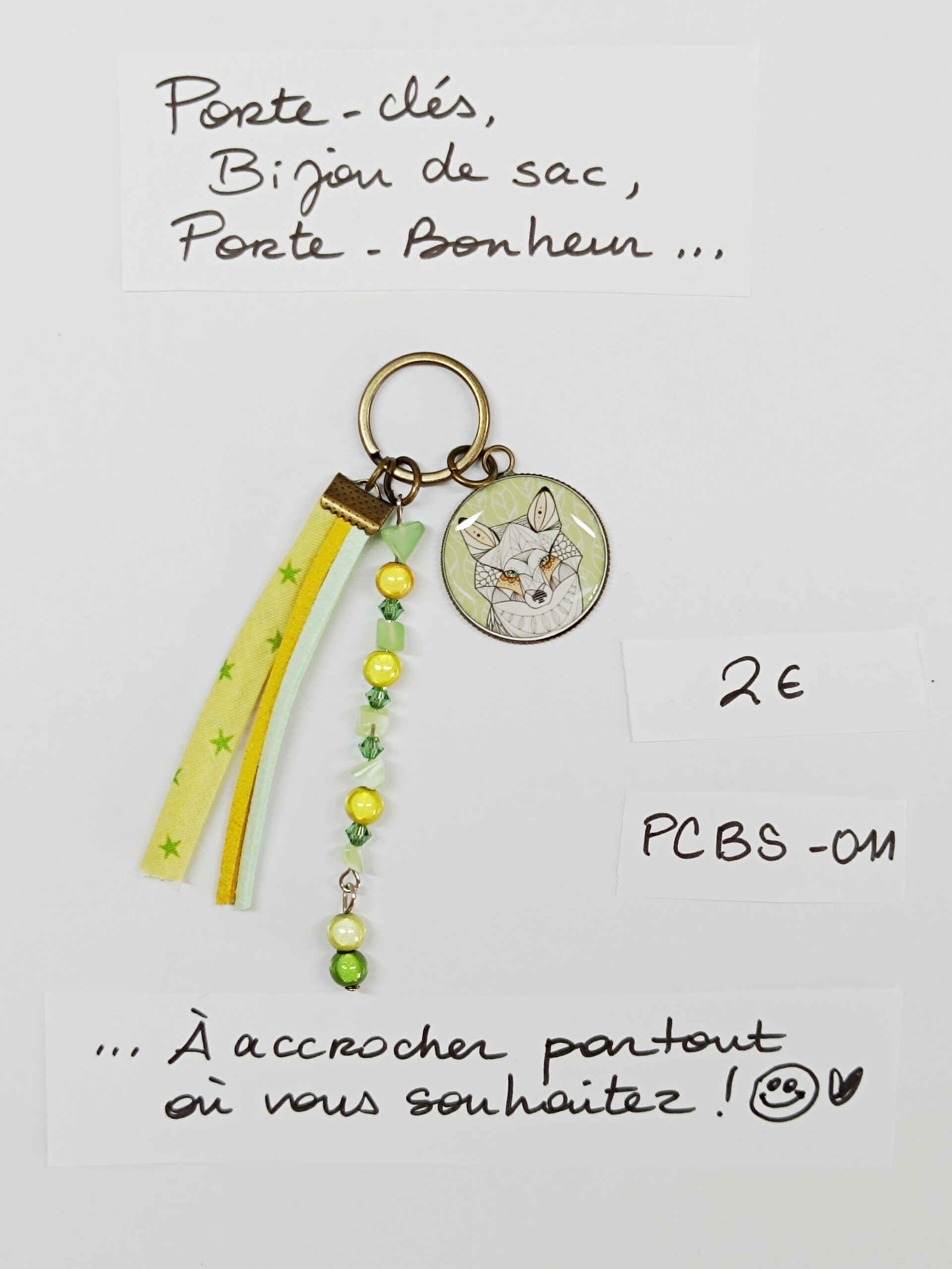 PCBS-011- Porte-clés Bijou de sac