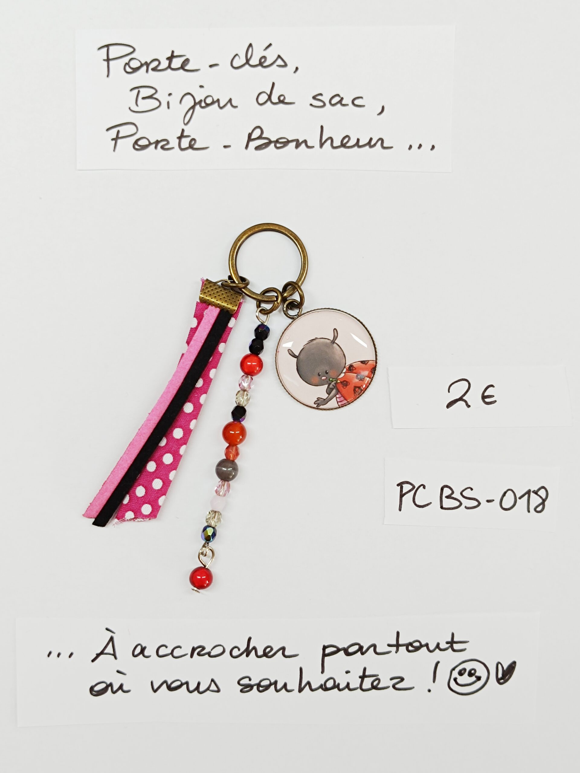 PCBS-018- Porte-clés Bijou de sac