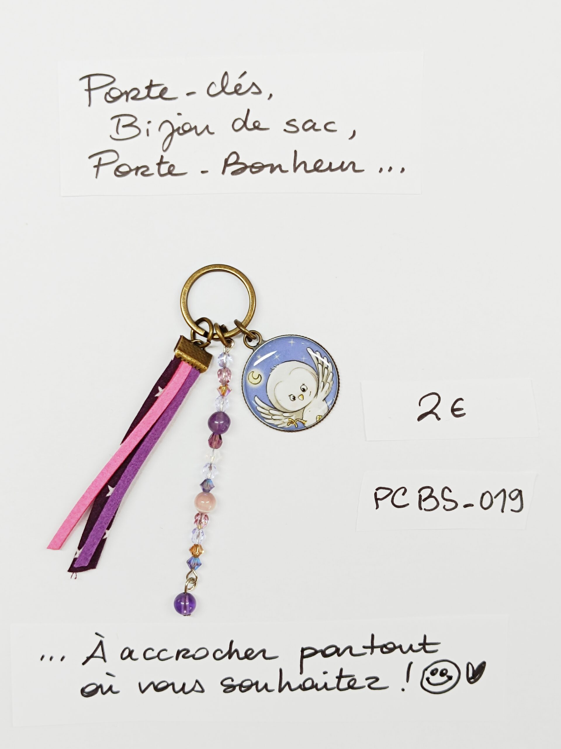 PCBS-019- Porte-clés Bijou de sac