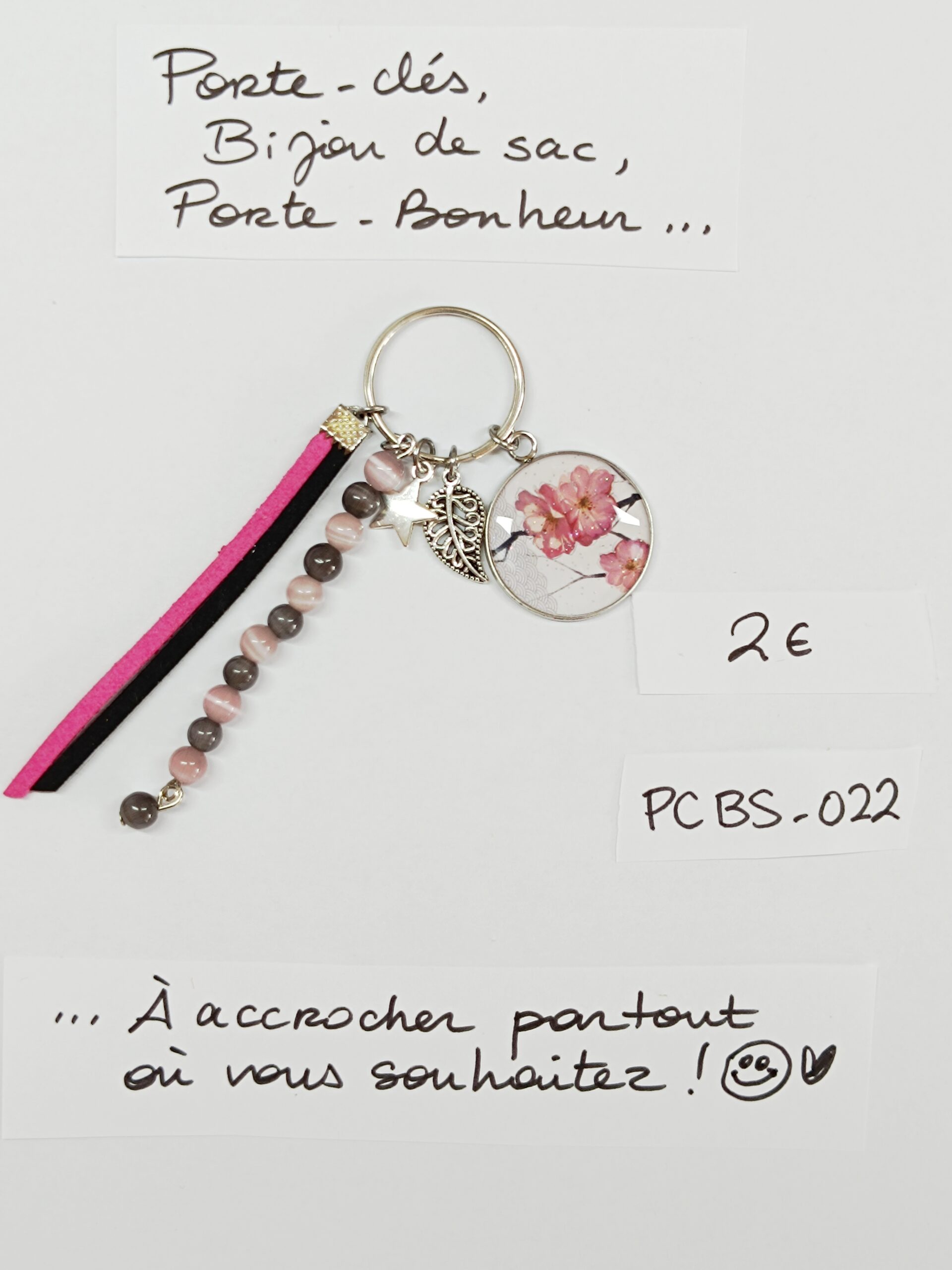 PCBS-022- Porte-clés Bijou de sac