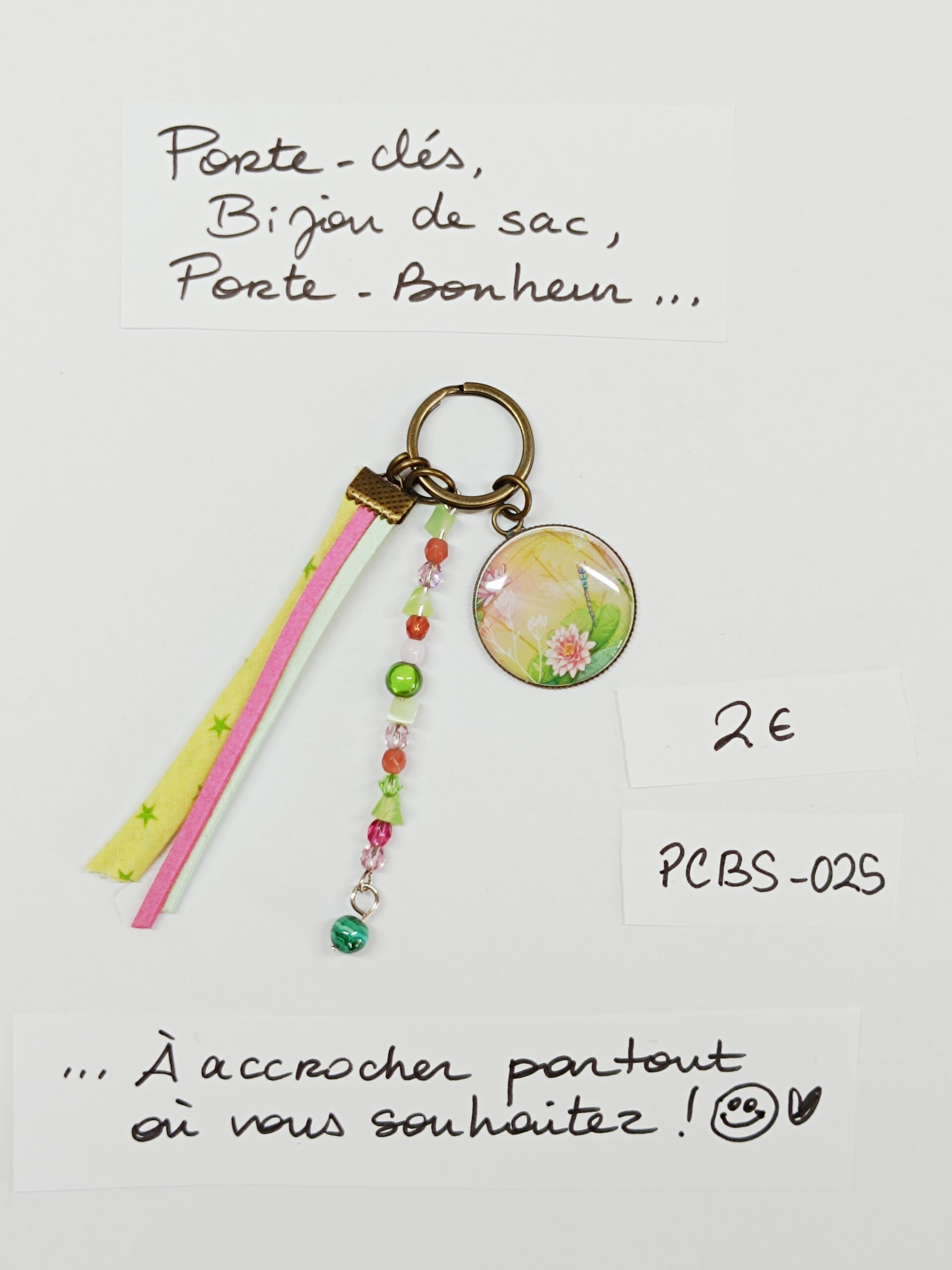 PCBS-025- Porte-clés Bijou de sac