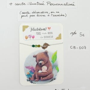 CB-007- Bracelet Personnalisé Acier Inoxydable