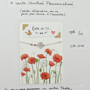 CB-016- Bracelet Personnalisé Acier Inoxydable