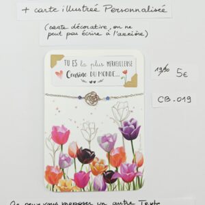 CB-019- Bracelet Personnalisé Acier Inoxydable