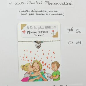 CB-046- Bracelet Personnalisé Acier Inoxydable