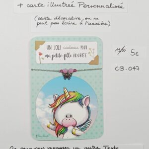 CB-047- Bracelet Personnalisé Acier Inoxydable