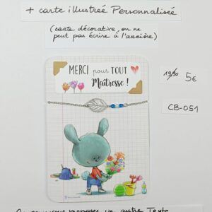 CB-051- Bracelet Personnalisé Acier Inoxydable