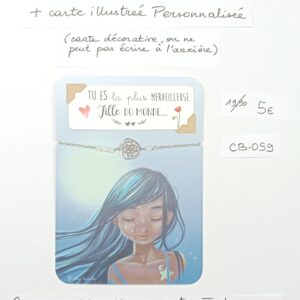 CB-059- Bracelet Personnalisé Acier Inoxydable
