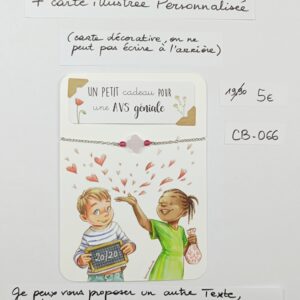 CB-066- Bracelet Personnalisé Acier Inoxydable