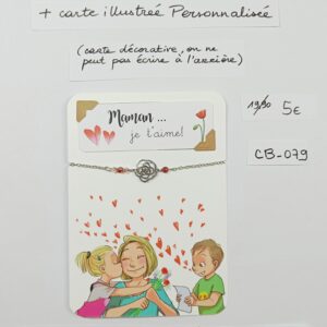 CB-079- Bracelet Personnalisé Acier Inoxydable