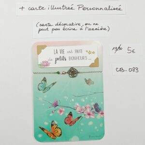CB-083- Bracelet Personnalisé Acier Inoxydable
