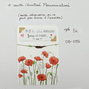 CB-095- Bracelet Personnalisé Acier Inoxydable